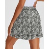 image:imageStelle 17 Golf Skirts for Women Pickleball Tennis Skorts with 2 PocketsBlack Paisley Print