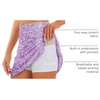 image:imageStelle 17 Golf Skirts for Women Pickleball Tennis Skorts with 2 PocketsLilac Paisley Print