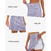 image:imageStelle 17 Golf Skirts for Women Pickleball Tennis Skorts with 2 PocketsPorcelain Paisley Print