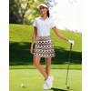 image:imageStelle 17 Golf Skirts for Women Pickleball Tennis Skorts with 2 PocketsRetro Geo Print