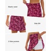 image:imageStelle 17 Golf Skirts for Women Pickleball Tennis Skorts with 2 PocketsScarlet Vines Print
