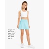 image:imageStelle Girls ALine Tennis Skort with Builtin Shorts for Sports PlayAqua Blue