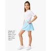 image:imageStelle Girls ALine Tennis Skort with Builtin Shorts for Sports PlayBaby Blue