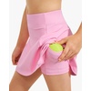 image:imageStelle Girls ALine Tennis Skort with Builtin Shorts for Sports PlayCotton Candy