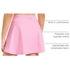 image:imageStelle Girls ALine Tennis Skort with Builtin Shorts for Sports PlayCotton Candy