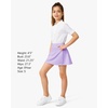 image:imageStelle Girls ALine Tennis Skort with Builtin Shorts for Sports PlayLilac