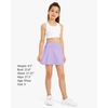 image:imageStelle Girls ALine Tennis Skort with Builtin Shorts for Sports PlayLilac