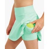 image:imageStelle Girls ALine Tennis Skort with Builtin Shorts for Sports PlayMint Green