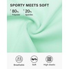 image:imageStelle Girls ALine Tennis Skort with Builtin Shorts for Sports PlayMint Green