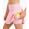 image:imageStelle Girls ALine Tennis Skort with Builtin Shorts for Sports PlayPink