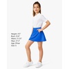 image:imageStelle Girls ALine Tennis Skort with Builtin Shorts for Sports PlaySapphire