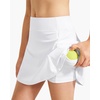 image:imageStelle Girls ALine Tennis Skort with Builtin Shorts for Sports PlayWhite