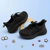 image:imageStelle Girls Tennis Shoes with SlipOn Kids Running ShoesBlack