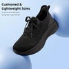 image:imageStelle Girls Tennis Shoes with SlipOn Kids Running ShoesBlack
