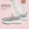 image:imageStelle Girls Tennis Shoes with SlipOn Kids Running ShoesLight Grey