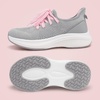 image:imageStelle Girls Tennis Shoes with SlipOn Kids Running ShoesLight Grey