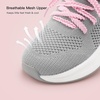 image:imageStelle Girls Tennis Shoes with SlipOn Kids Running ShoesLight Grey