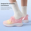 image:imageStelle Girls Tennis Shoes with SlipOn Kids Running ShoesRainbow Pink