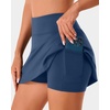 image:imageStelle Tennis Skirts for Women Ruffle Athletic Golf Skorts with PocketAtlantic Blue