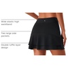 image:imageStelle Tennis Skirts for Women Ruffle Athletic Golf Skorts with PocketBlack
