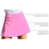 image:imageStelle Tennis Skirts for Women Ruffle Athletic Golf Skorts with PocketCotton Candy