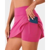 image:imageStelle Tennis Skirts for Women Ruffle Athletic Golf Skorts with PocketDreamhouse Pink