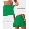 image:imageStelle Tennis Skirts for Women Ruffle Athletic Golf Skorts with PocketKelly Green