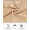 image:imageStelle Tennis Skirts for Women Ruffle Athletic Golf Skorts with PocketKhaki