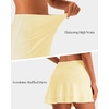 image:imageStelle Tennis Skirts for Women Ruffle Athletic Golf Skorts with PocketLemon Butter