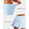 image:imageStelle Tennis Skirts for Women Ruffle Athletic Golf Skorts with PocketLight Blue