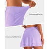 image:imageStelle Tennis Skirts for Women Ruffle Athletic Golf Skorts with PocketLilac