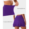 image:imageStelle Tennis Skirts for Women Ruffle Athletic Golf Skorts with PocketPurple