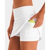 image:imageStelle Tennis Skirts for Women Ruffle Athletic Golf Skorts with PocketWhite