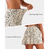 image:imageStelle Tennis Skirts for Women Ruffle Athletic Golf Skorts with PocketWhite Cheetah