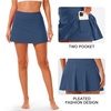 image:imageStelle Women Tennis Skirt High Waisted Athletic Golf Skorts with PocketsAtlantic Blue