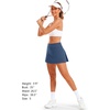 image:imageStelle Women Tennis Skirt High Waisted Athletic Golf Skorts with PocketsAtlantic Blue