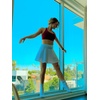 image:imageStelle Women Tennis Skirt High Waisted Athletic Golf Skorts with PocketsAwhite