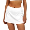 image:imageStelle Women Tennis Skirt High Waisted Athletic Golf Skorts with PocketsAwhite