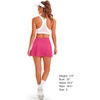 image:imageStelle Women Tennis Skirt High Waisted Athletic Golf Skorts with PocketsDreamhouse Pink