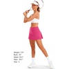 image:imageStelle Women Tennis Skirt High Waisted Athletic Golf Skorts with PocketsDreamhouse Pink