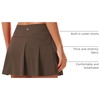 image:imageStelle Women Tennis Skirt High Waisted Athletic Golf Skorts with PocketsEspresso