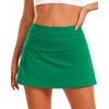 image:imageStelle Women Tennis Skirt High Waisted Athletic Golf Skorts with PocketsEvergreen