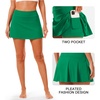 image:imageStelle Women Tennis Skirt High Waisted Athletic Golf Skorts with PocketsEvergreen