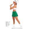 image:imageStelle Women Tennis Skirt High Waisted Athletic Golf Skorts with PocketsEvergreen