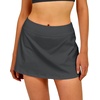 image:imageStelle Women Tennis Skirt High Waisted Athletic Golf Skorts with PocketsGrey
