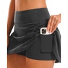 image:imageStelle Women Tennis Skirt High Waisted Athletic Golf Skorts with PocketsGrey