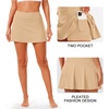 image:imageStelle Women Tennis Skirt High Waisted Athletic Golf Skorts with PocketsKhaki