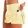 image:imageStelle Women Tennis Skirt High Waisted Athletic Golf Skorts with PocketsLemon Butter
