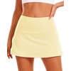 image:imageStelle Women Tennis Skirt High Waisted Athletic Golf Skorts with PocketsLemon Butter