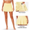 image:imageStelle Women Tennis Skirt High Waisted Athletic Golf Skorts with PocketsLemon Butter